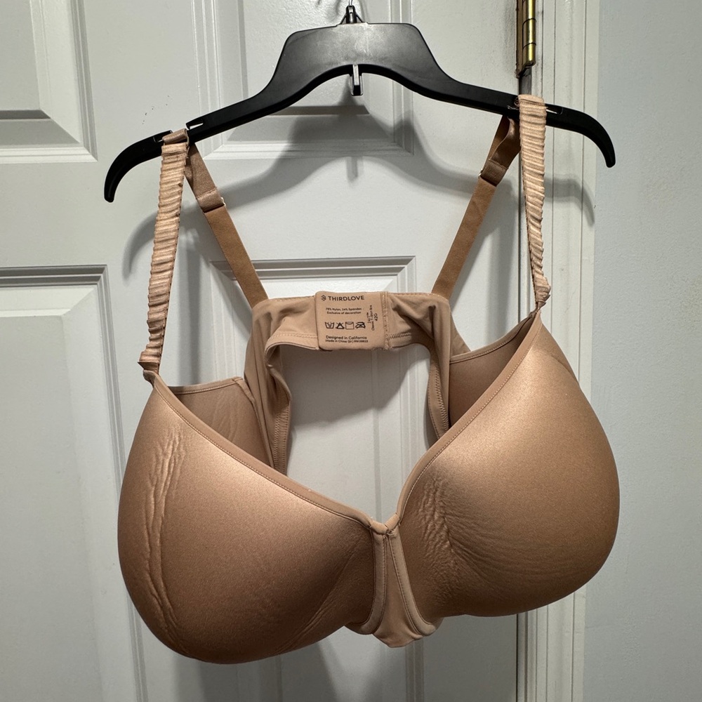 Thirdlove size 42 G tan underwire bra